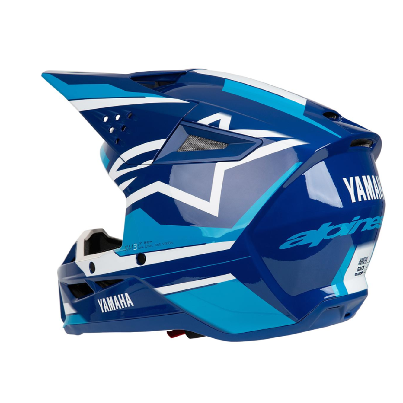 Alpinestars | Crosshelm S-M3 Yamaha Blauw